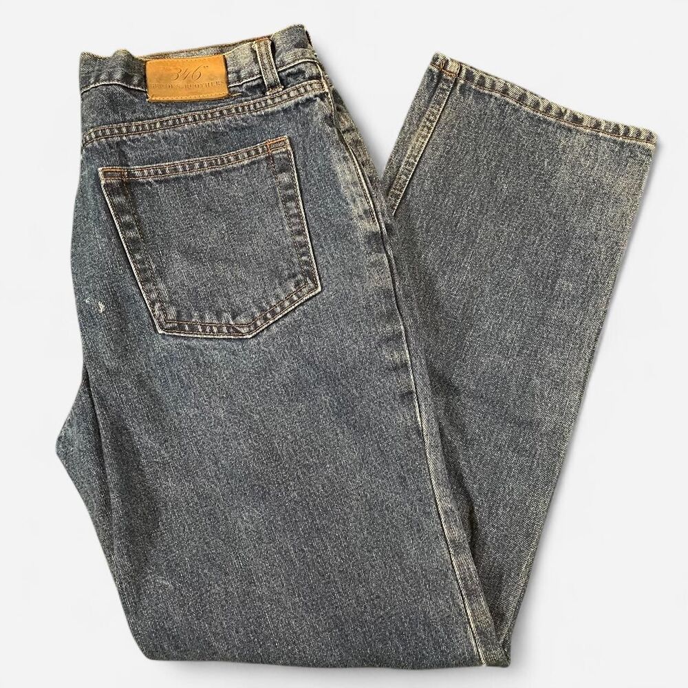 Brooks Brothers “346” dark wash denim traditional fit men’s jeans size 34x30